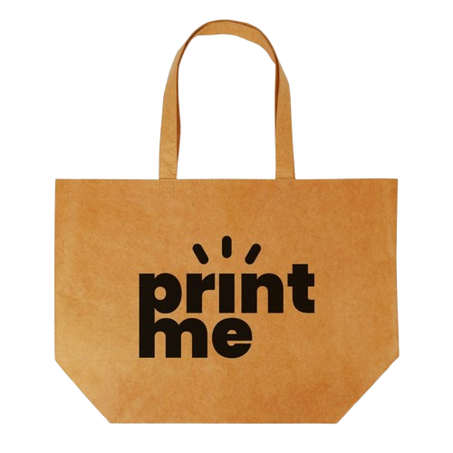 Tyvek tassen - Leatherlook - met bedrukking