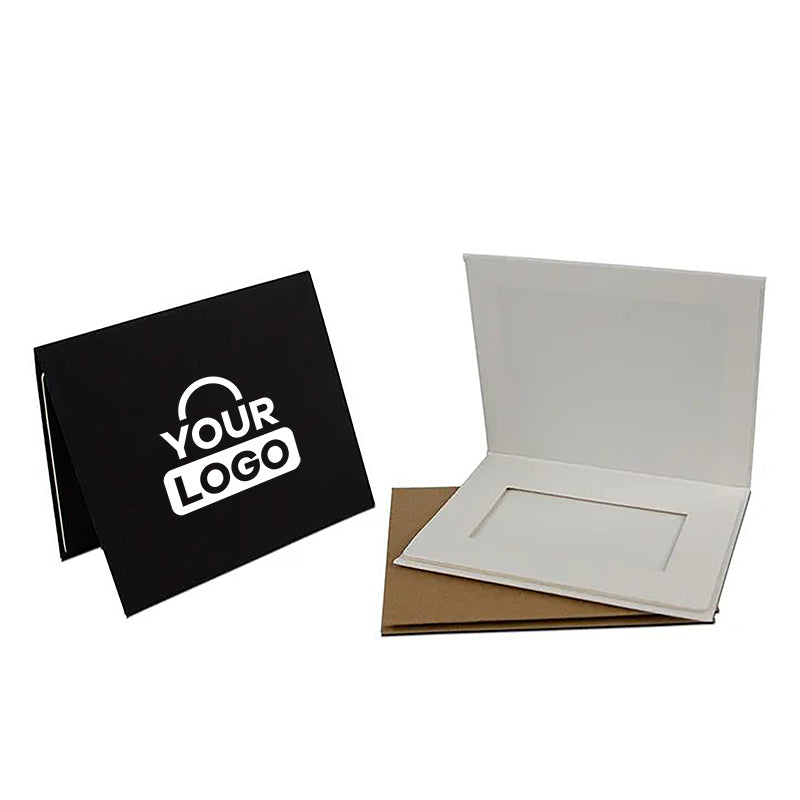 Giftcard mapjes - Kraft - met bedrukking