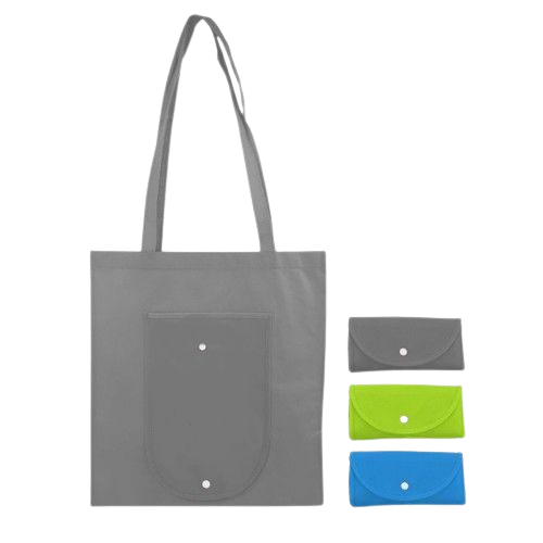 Opvouwbare non-woven tasjes met lange lussen