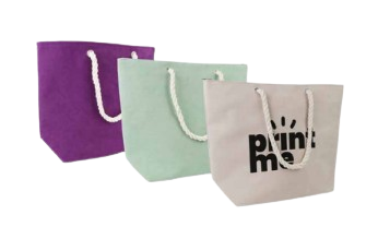 Corduroy strandtassen - met bedrukking