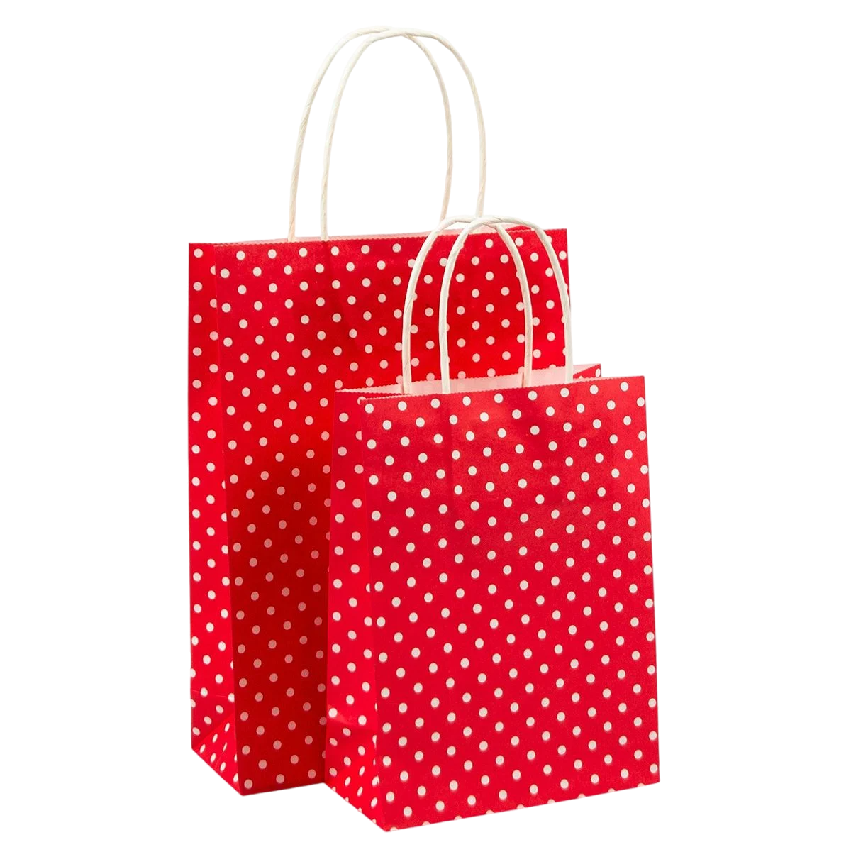 Twisted papieren tassen - Polka dot