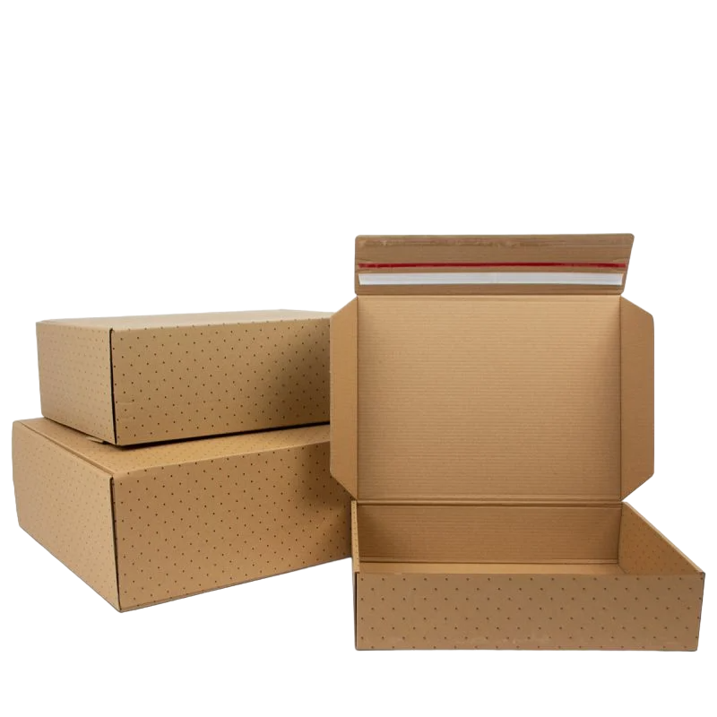 Verzenddozen met retourstrip - Stip