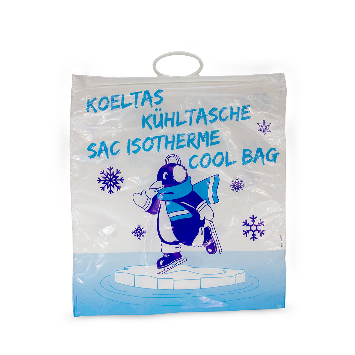 Plastic koeltassen met beugelsluiting